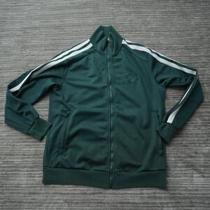 Maison Article Shoe Palace Men Track Jacket Green White Stripe Full Zip Large